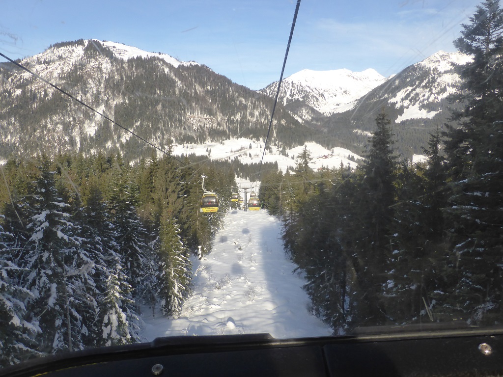 Start in der Hornbahn