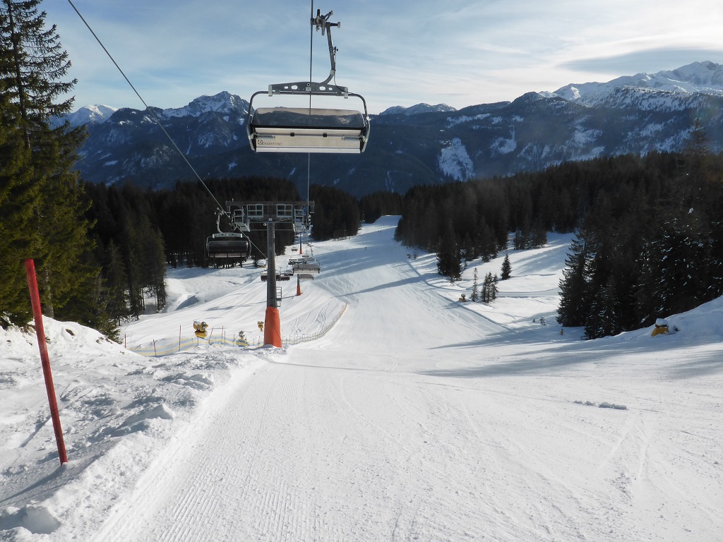 die Piste unter der Hornspitz 2. War perfekt, drum gleich ein zweites mal runter