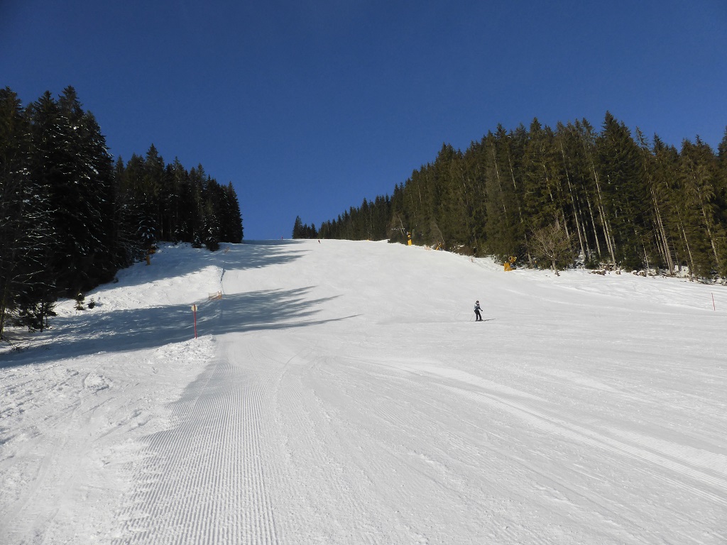 unterer Teil der Piste an der Hornspitz 1