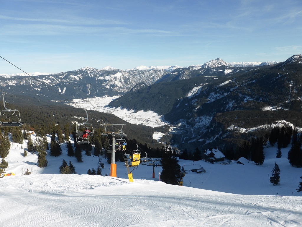 an der Törleckbahn. Auch hier wieder ein kurzer, knackiger Hang. Mit gutem Schnee.