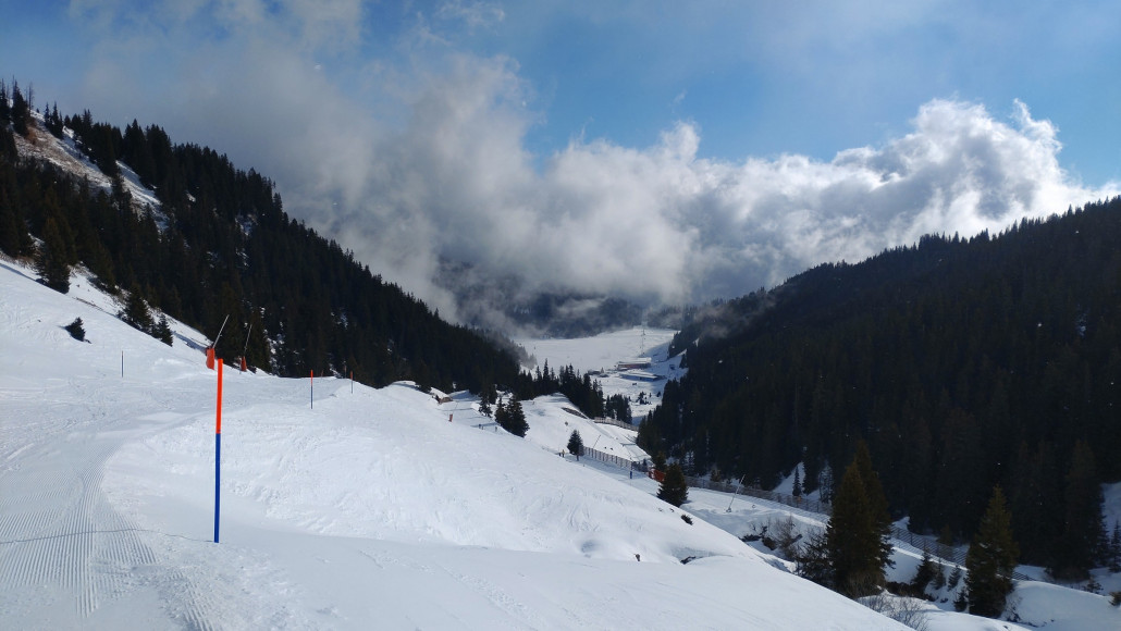 Blick von der 38 Richtung Plaun