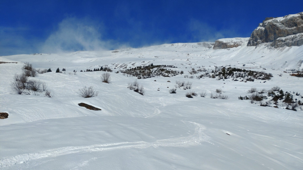 Im Bereich zwischen 8 und 72 hat es leider nicht genug Neuschnee gegeben.