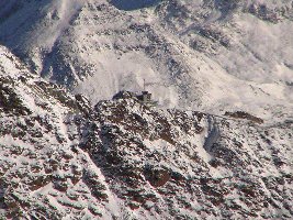 Von der Schwarzen Schneid: Bergstation Gaislachkogelbahn (01.12.)