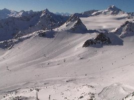 Von der Schwarzen Schneid: Mutkogel, dahinter Wildspitze (01.12.)