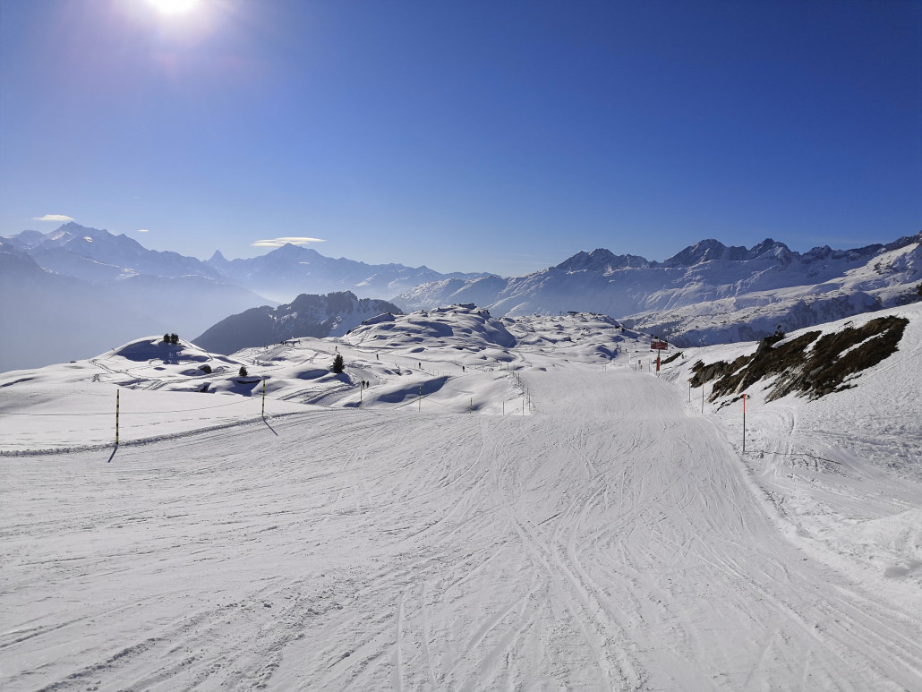 Das Panorama hier oben ist top.