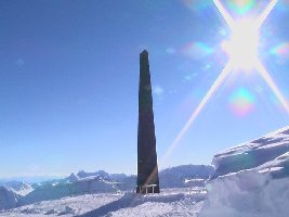 Das ließ ich mir nicht nehmen: Aufstieg auf die Schwarze Scheid bei traumhaftestem Wetter (01.12.)