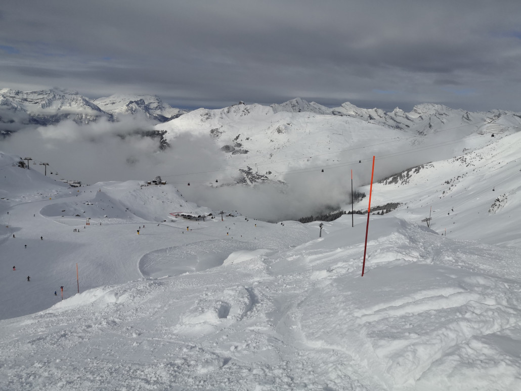 Oberhalb von Les Ruinettes