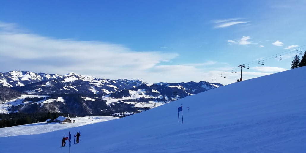 Entgegen der Wettervorhersage bestes Skiwetter