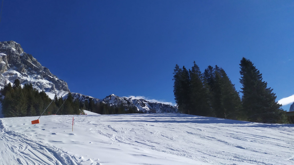 Piste rechts des SL Hochbrand