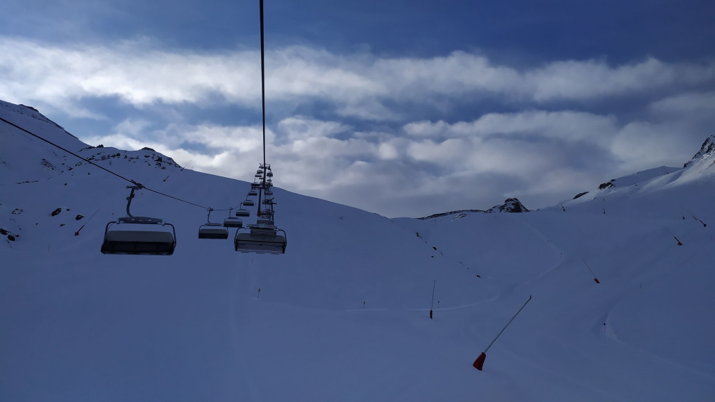 Im Höllkar, die Wolken ziehen sich zurück