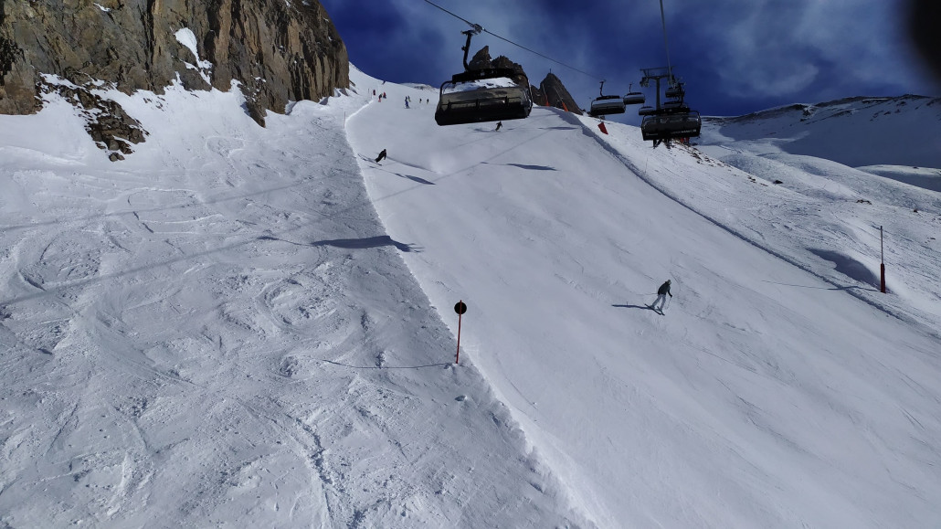 Später war die Lange Wand in Betrieb und noch gut zu fahren