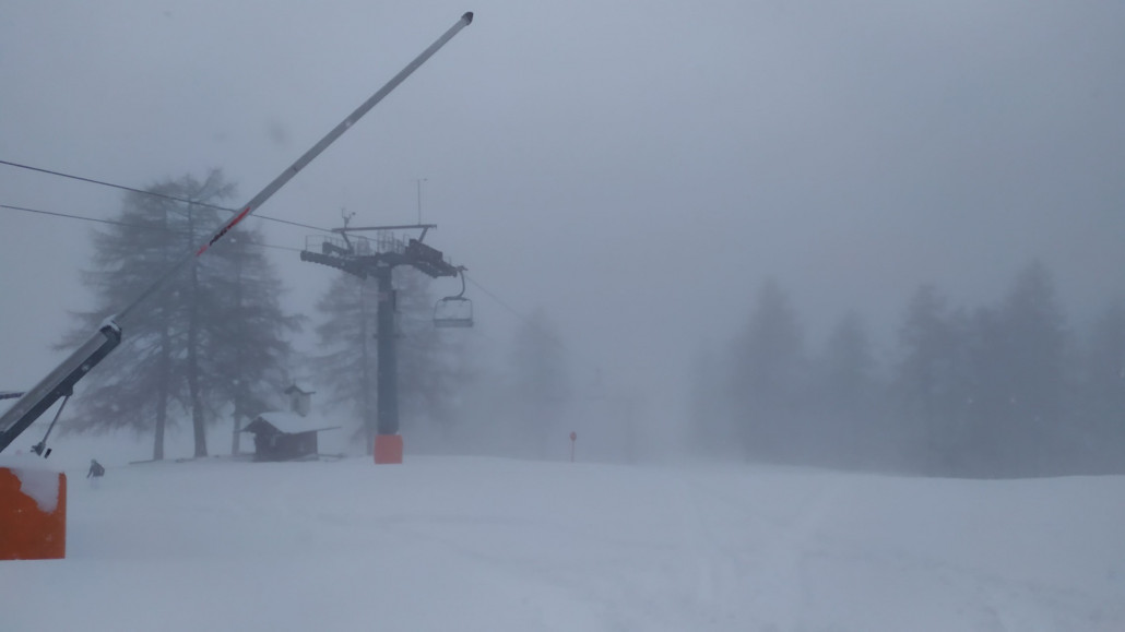 Zum Ende wurde die Sicht wieder schlechter