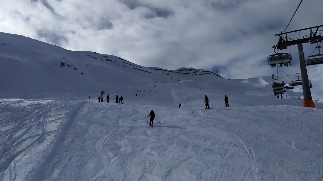 Blick aus der Scheidbahn
