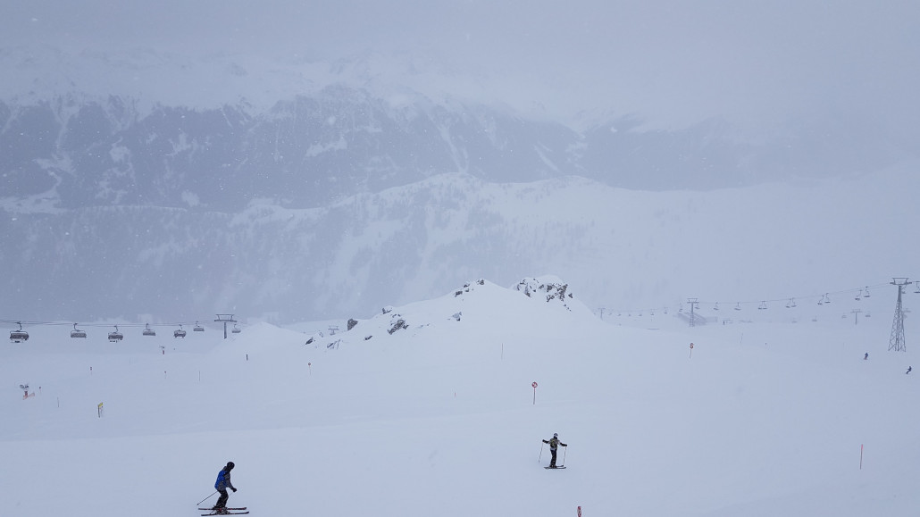 Schneefall Samstag früh
