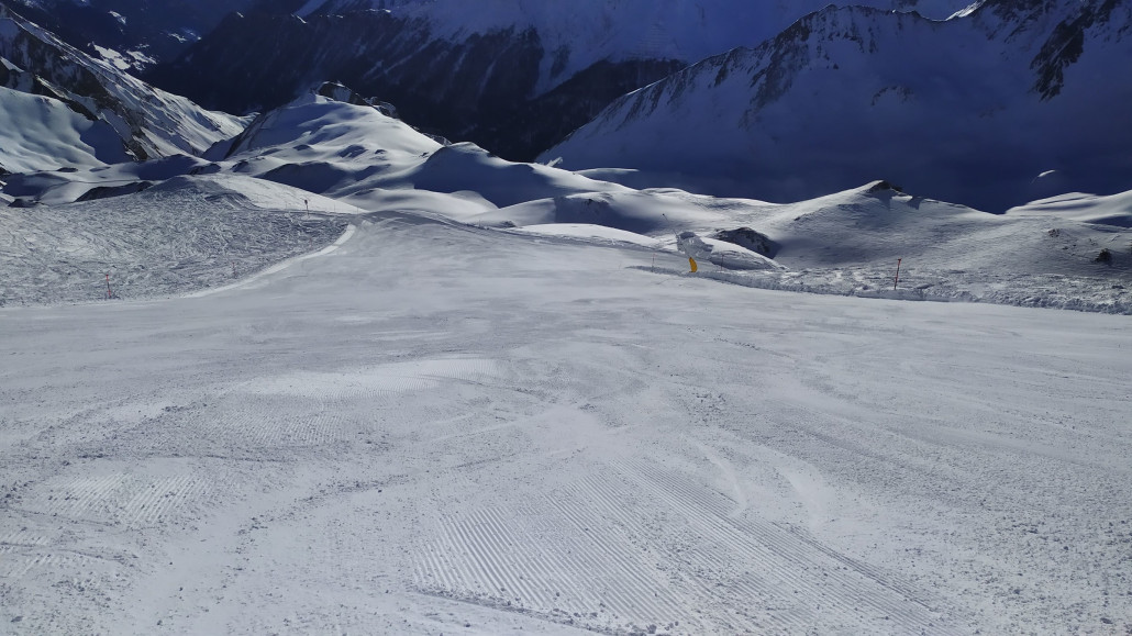Schöne Piste an der Greitspitzbahn