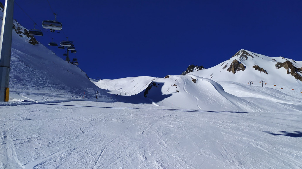 und auf dem Weg zurück unter der Viderjochbahn 1