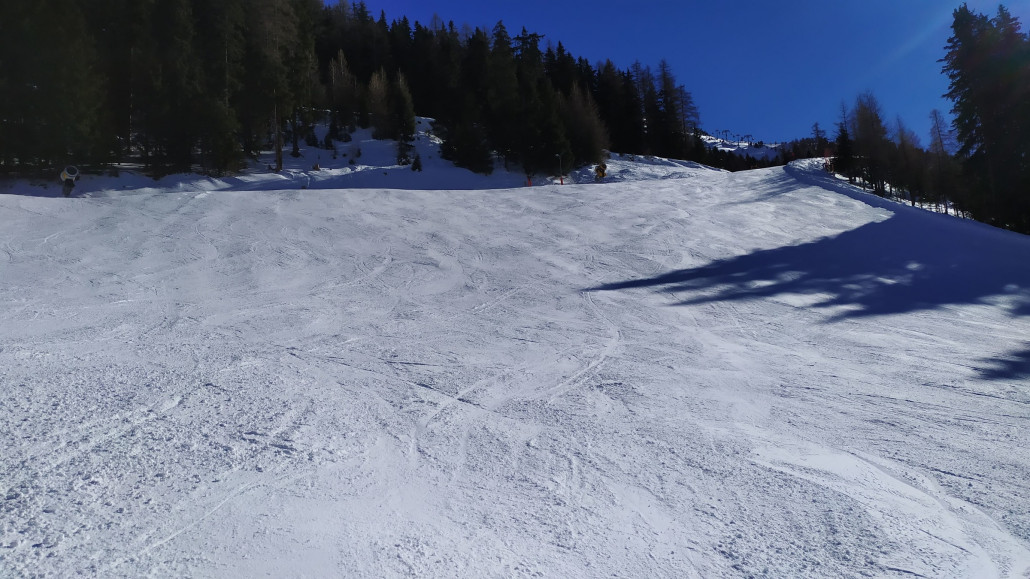 Sprung nach Ischgl, der Prennerhang war noch gut in Schuss