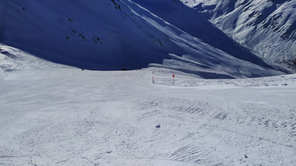 Oben ging es sehr gut zu fahren