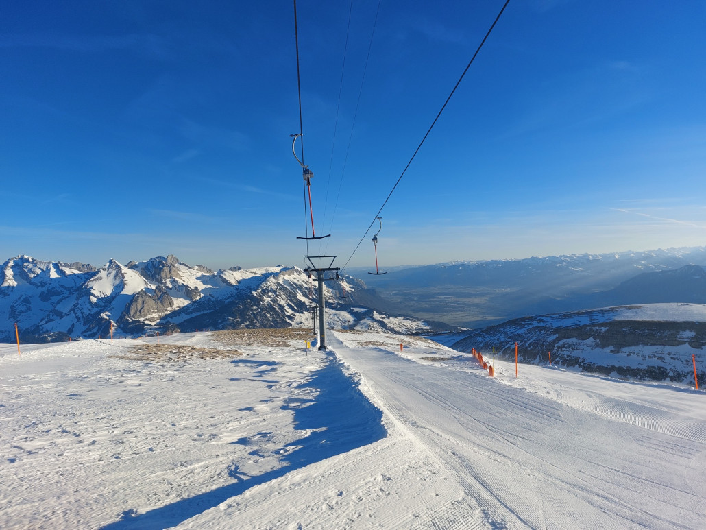 Blick ins Rheintal (und zum Haus meiner Eltern :-))