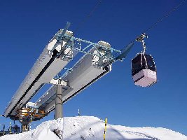 Bergstation starre Umlenkstation