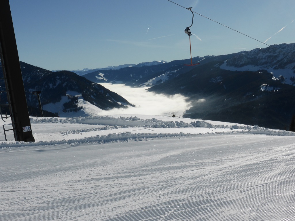 Hochfilzen 2 Lift mit Aussicht zum Grießenpaß