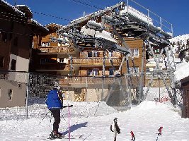 Totpunktausstieg am Skilift Alpmatte.