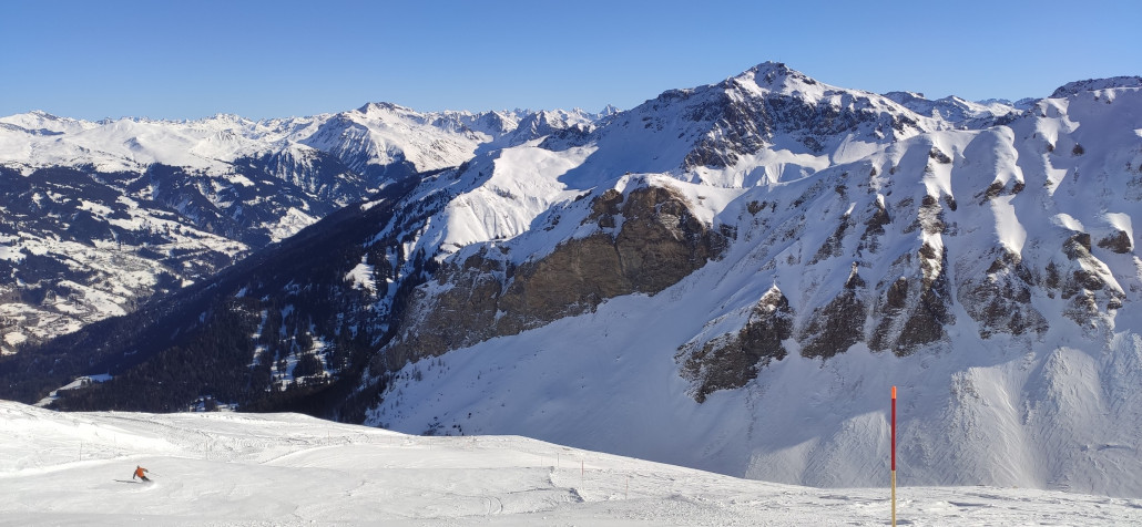 Rote Piste am Gürgaletsch