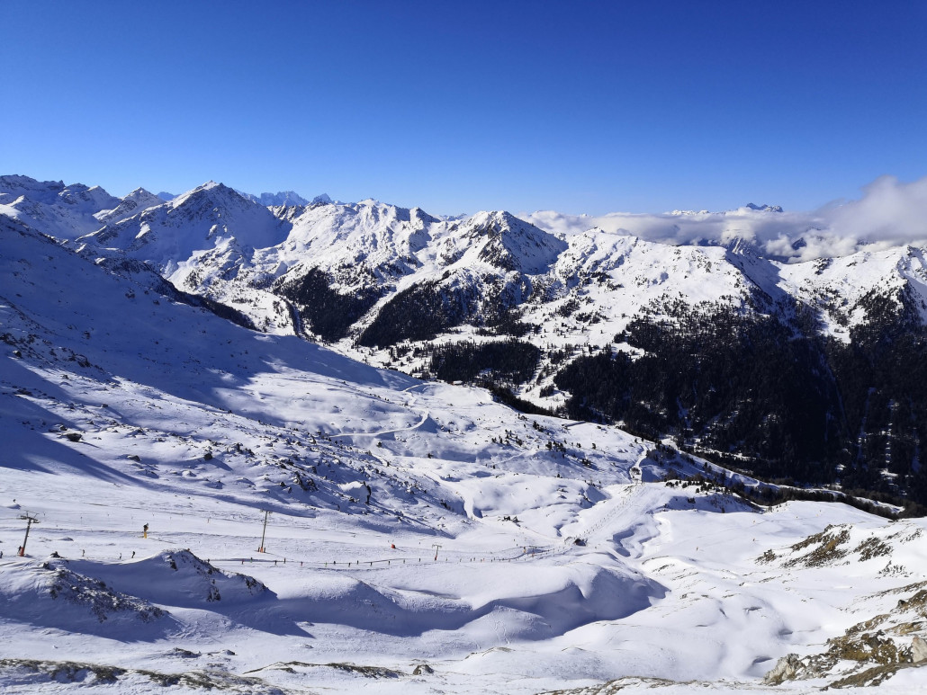 Greppon Blanc, kurz vor 12 Uhr gab es Wartezeiten von ca. 8 Minuten.