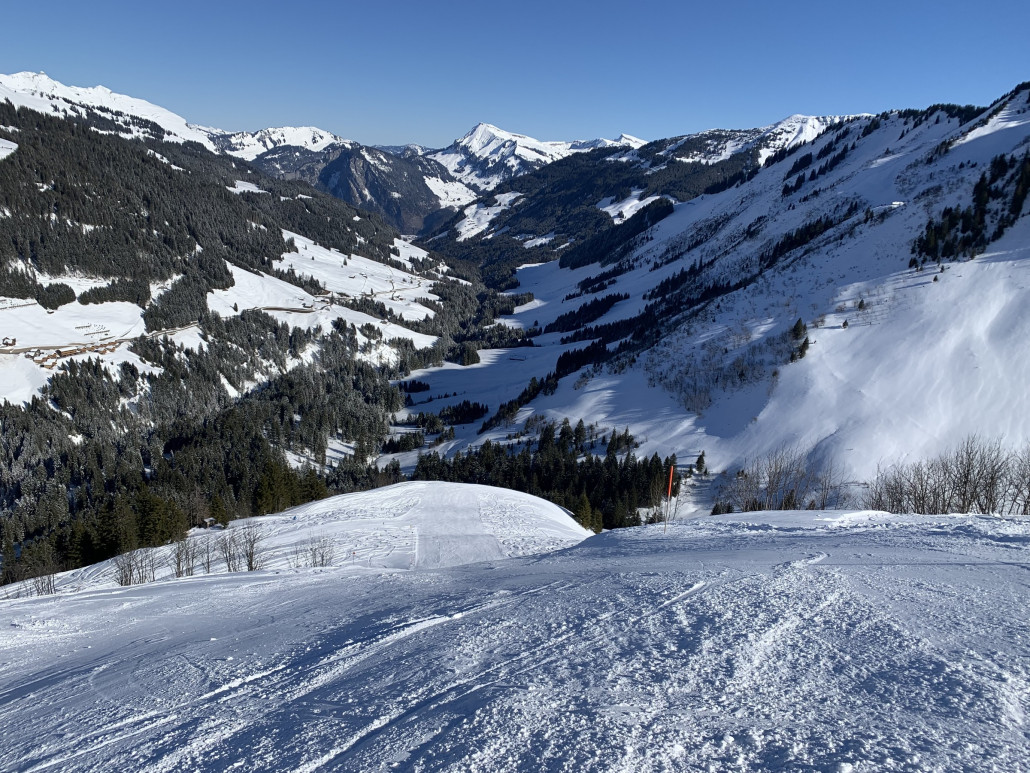 Skiroute an der 2-SB Stafelalpe