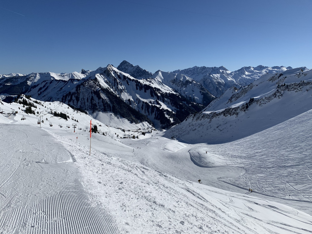 Blick von der Bergstation der 4-SB