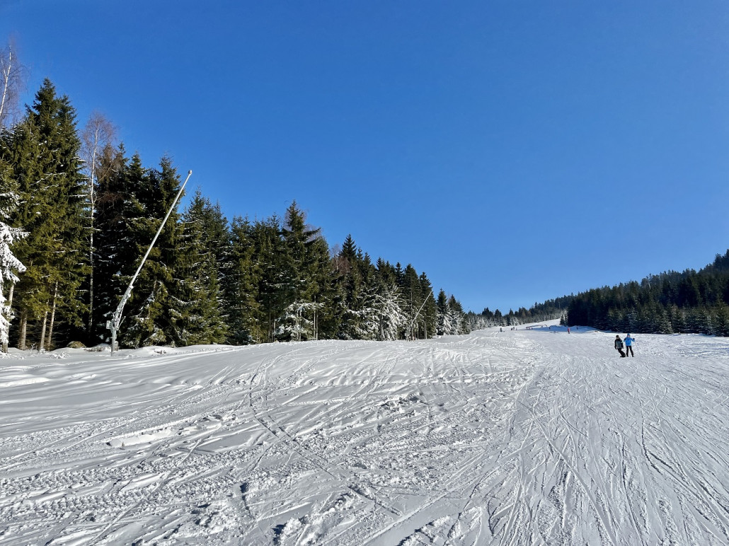 ...aber verteilt den Schnee nicht
