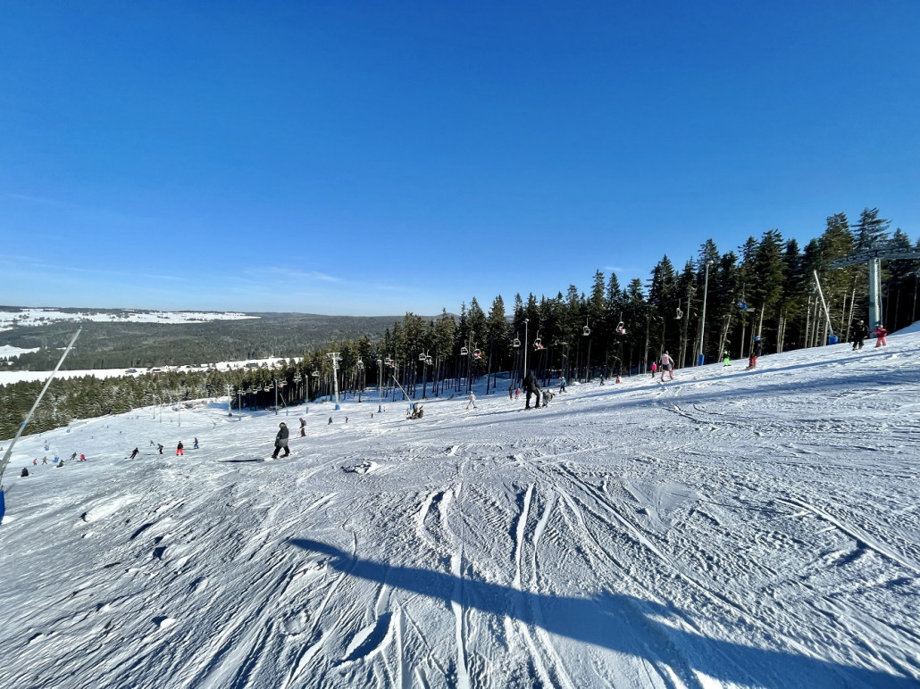 Piste 6 "Renata" wie immer zu voll und zu kurz, lohnt sich daher für uns nicht