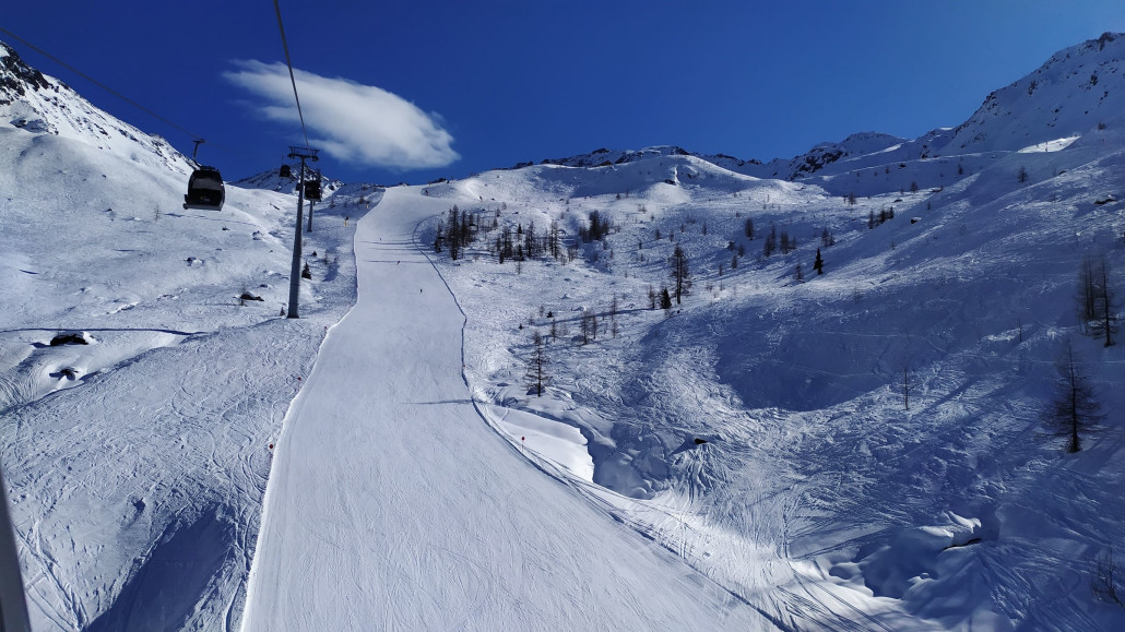 Auch an der Versingbahn waren die Pisten noch sehr gut zu fahren