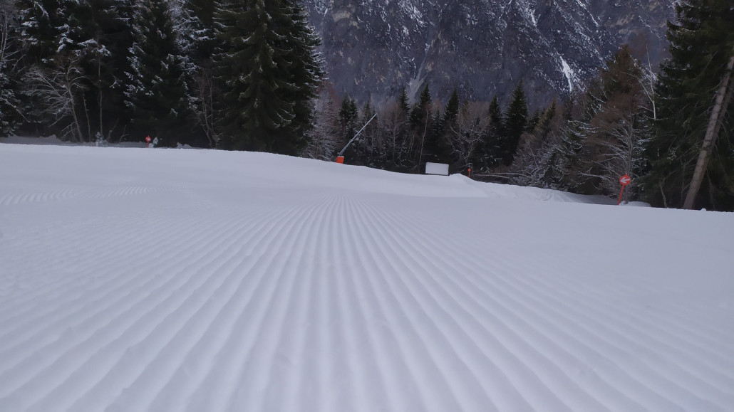 Das Alpinforum Standardfoto muss ich auch mal liefern :-) Hier auf der Abfahrt an der Rifenalbahn