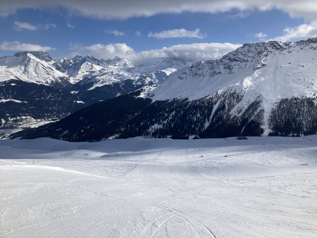 Piste 12 am Schlepplift Naladas