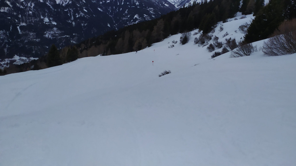 Südseitig war es dagegen schön sulzig und machte echt Spaß