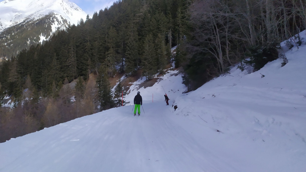 Unten war sie dennoch sehr eisig