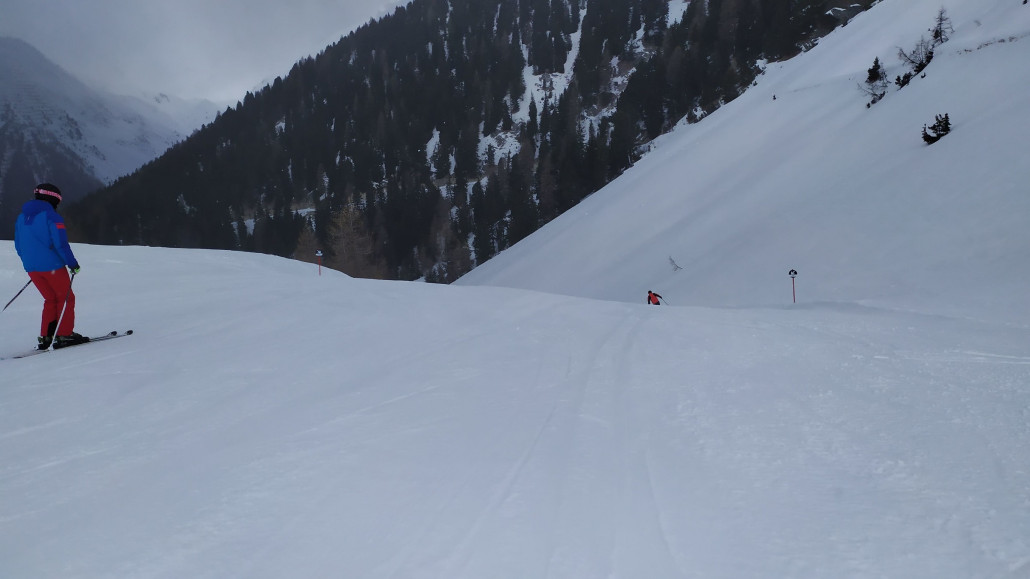 Nach einer Wiederholung dort ging es dann ins Tal