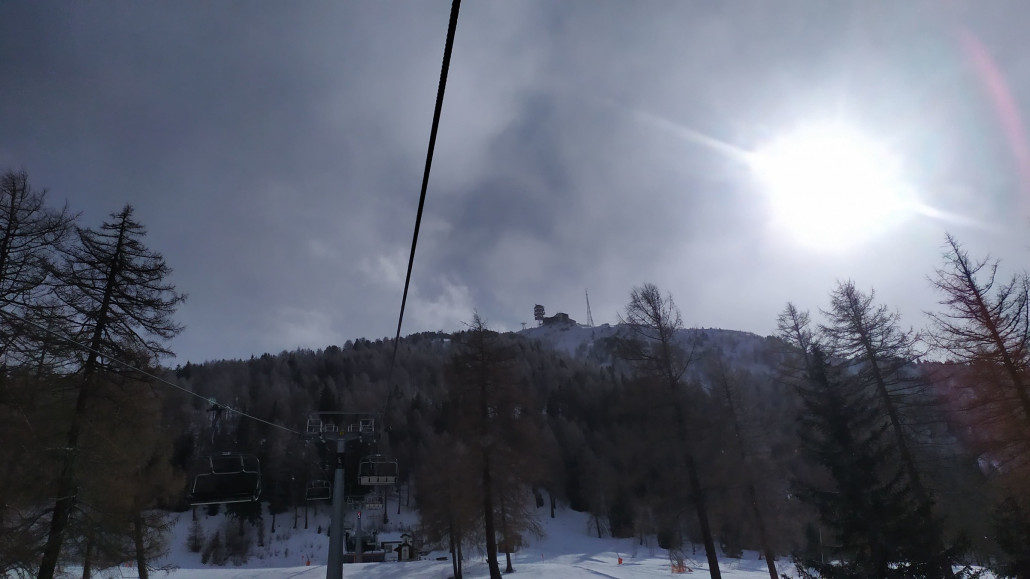 Auch der Gipfel zog langsam frei