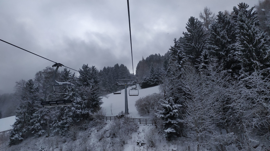 Die Wolken zogen der Vormittag über mal mehr und mal weniger zu
