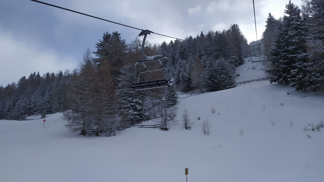 Kurz gab es auch mal ein paar blaue Stellen am Himmel