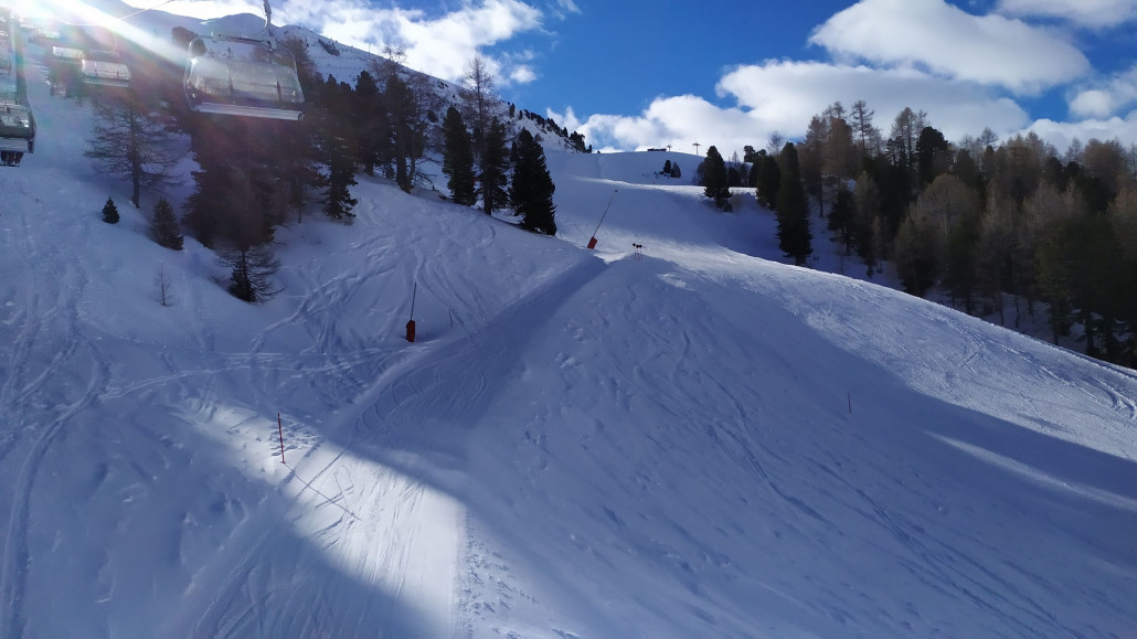 Die Rückfahrt unten ist immer schön