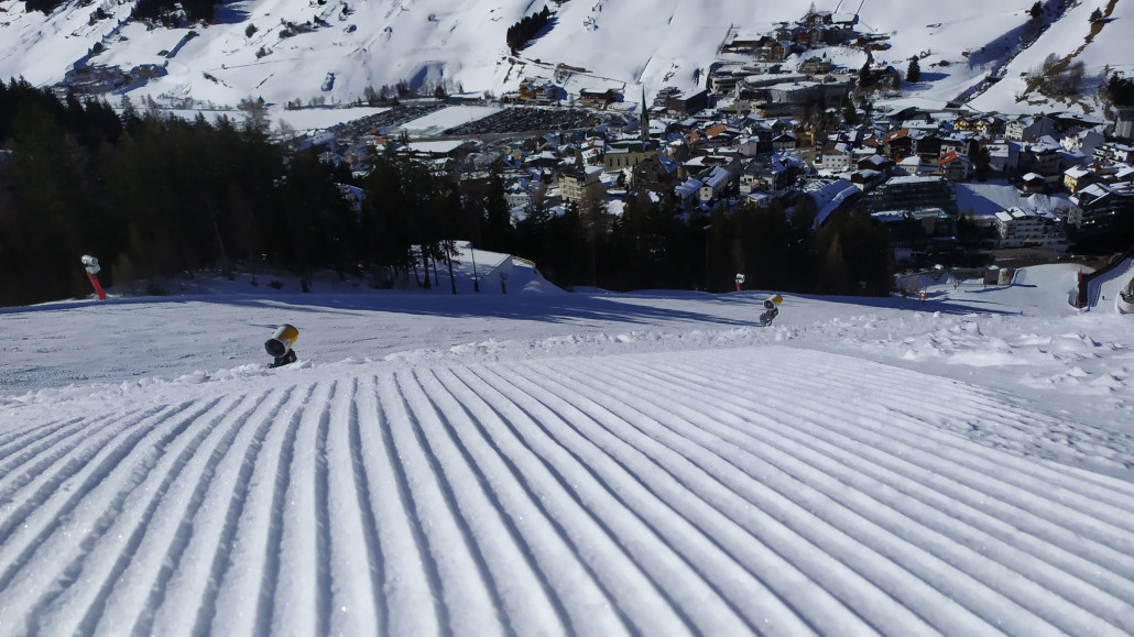 Und mit der letzten Abfahrt noch ein schönes Bild :-)