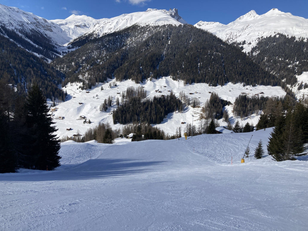 Piste 4. Wenn ich mich entscheiden müsste, wäre dies wohl die Piste des Tages.