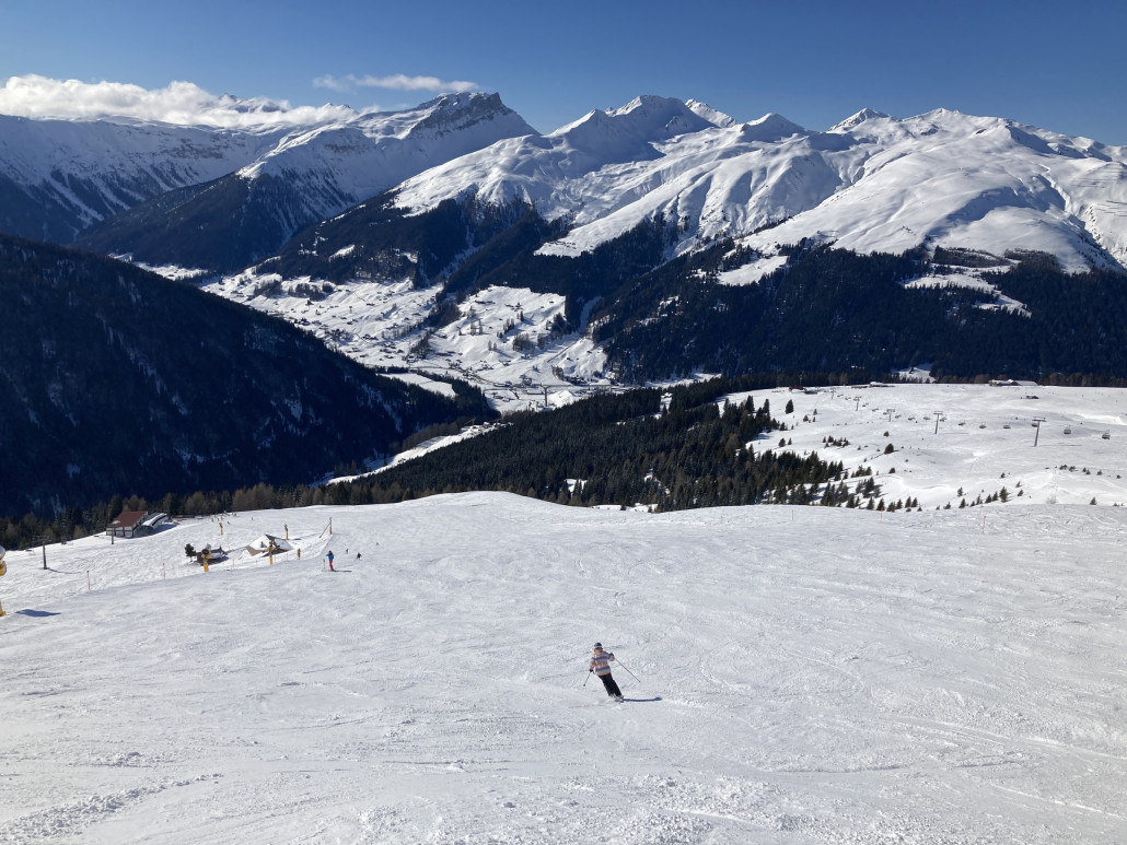 Piste 11. Sieht auf dem Bild besser aus als in Wirklichkeit.