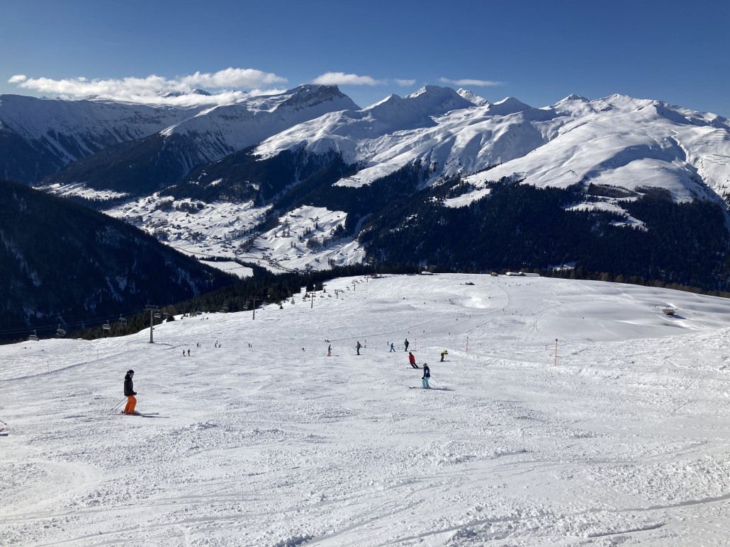 Piste 9, viele Anfänger unterwegs hier.