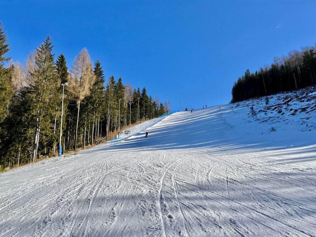 Auch der Blick bergwärts gibt keinen Anlass zu Kritik