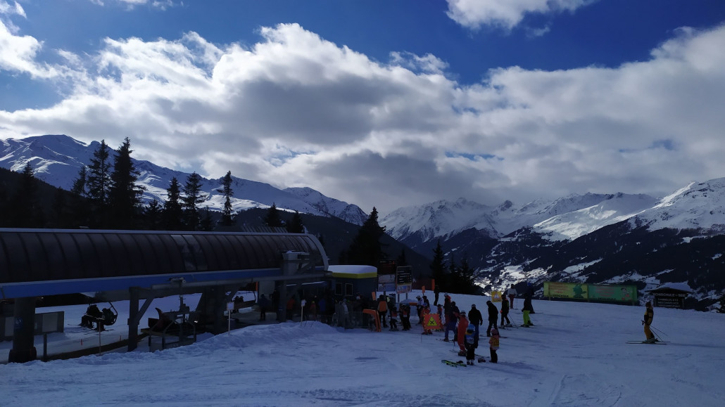 Aus dem Paznaun zogen die Wolken langsam heraus