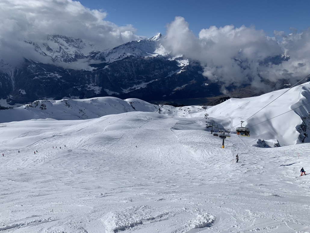 Abfahrt an der 6-KSB Käserstatt