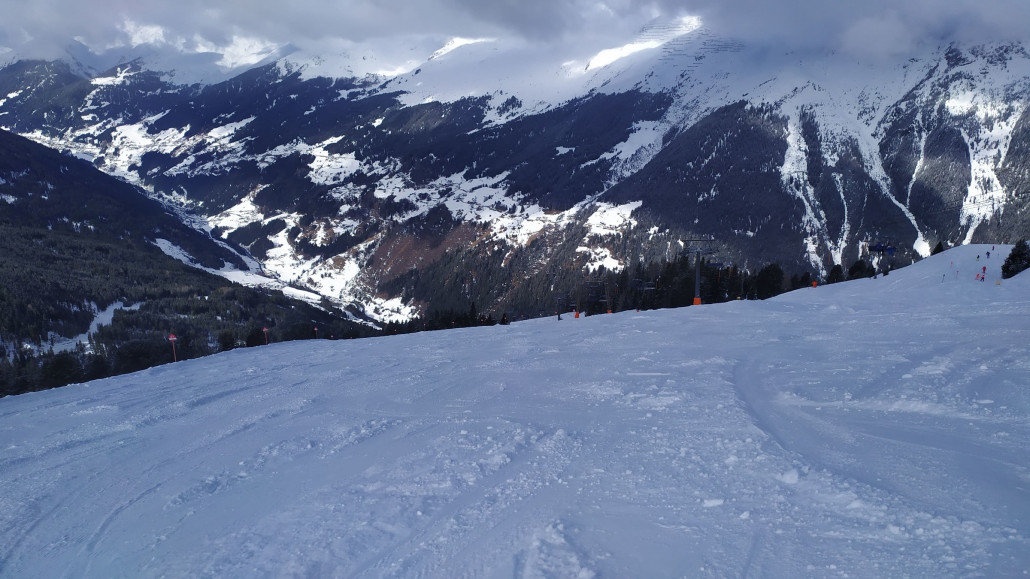 Anfangs war es noch leicht bewölkt